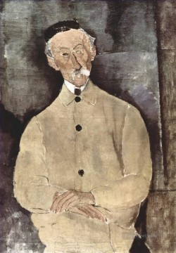 retrato de monsieur lepoutre 1916 Amedeo Modigliani Pinturas al óleo